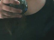 BBW Arab teases camera while she blows smoke 9/16