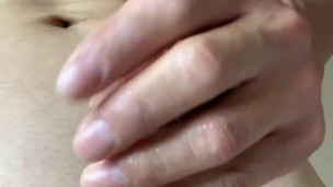 yuichisasaki3_Amateur shooting: kinky Japanese guy enjoy handjob with Nuru gel.