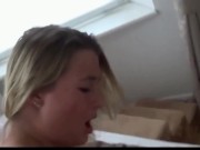 La hermosa vecina rubia le gusta que le follen el culo 14/16