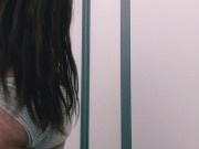 Dressing room teasing Arab BBW 8/16