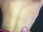 Emptied his dick on my back 👅 16/16