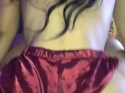 Emptied his dick on my back 👅 2/16