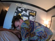 Horny Sexy Milf Vacationing @ Paris Las Vegas Can't Stop Sucking Dick and Needs A Massive Creampie 7/16