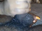 WET HANDJOB AND BALL MASSAGE LEADS TO BIG BOOTY KANGAROO BOUNCE!!!! 11/16