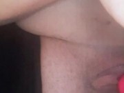 Milf masturbates fat clit with Vibrator 7/16