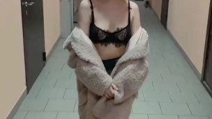right in the entrance