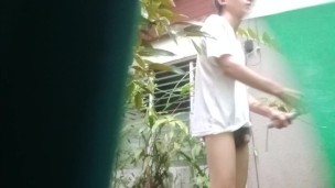 Playing in the rain ( take 1 rehearsal )