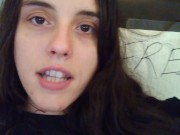 PinkMoonLust FREE CHAIR 2 Hairy Pussy Exhibitionist Sits in Garbage Chair Bringing New Life 2/16