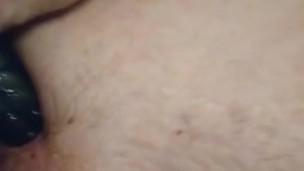 Dragon cock gapes masculine ass