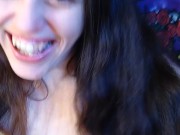 PinkMoonLust Can't EVEN! I QUIT! Camgirl Stutters Throws a Verbal Fit Trying to Ask Questions 
