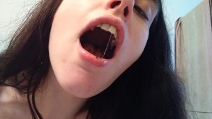 Nasty Full Horror Fetish Black Oil Looking COFFEE SPIT PLAY FETISH VIDEO @ ManyVids PinkMoonLust 