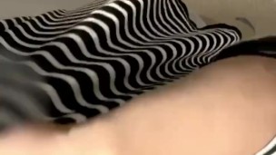 Chubby Asian Daddy gets naked in a public dressing room