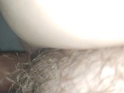 Close up POV hairy bbw wife cheating with lover