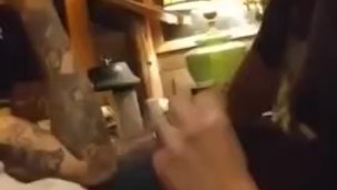 Sloppy deep throat sucking bwc