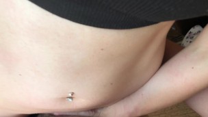 POV - Cum In Step Sister's Panties - She Stayed In Them For Dinner With Parents - Rita Mills