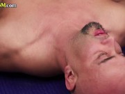 CFNM femdom group giving tugjob after cbt 12/16