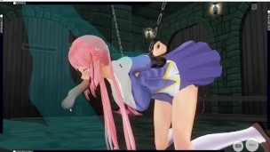 [CM3D2] The Future Diary hentai - Yuno Gasai throat fucked