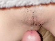 産毛が生えた甘酸っぱいおまんこに勢い良く射精❤️【日本人素人HENTAIカップル個人撮影10】 13/16