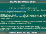 2021 Sex Work Survival Guide Conference - How to establish & maintain accounts online with privacy