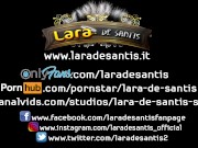 Lara De Santis DAP with real cock and dildo, DAP and PISS in her boyfriend's gape and drink cum 16/16