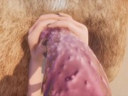 Wild Life / Female POV with Huge Lion Furry 4/16