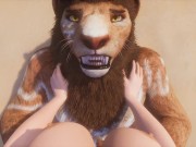 Wild Life / Female POV with Huge Lion Furry 7/16
