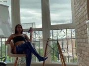 Goddess Sofi - POV Pissing and JOI Femdom