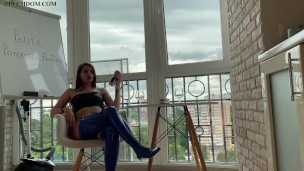 Goddess Sofi - POV Pissing and JOI Femdom