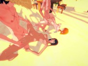 HOT FOURSOME WITH NAMI AND ROBIN - ONE PIECE PORN 16/16