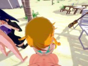 HOT FOURSOME WITH NAMI AND ROBIN - ONE PIECE PORN 2/16