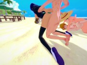 HOT FOURSOME WITH NAMI AND ROBIN - ONE PIECE PORN 5/16