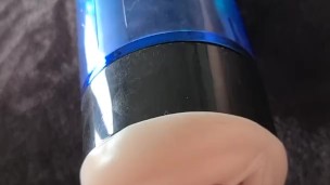 Using my new fuck toy.