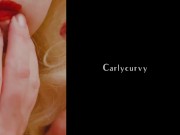 Blonde smoking and taking top off slowly  16/16