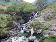 POV - fucking a random hitchhiker in a public waterfall in the mountains - Hannah Goode 16/16
