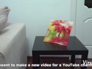 Sexy milf Eva sucked my dick and got cum in mouth 1/16