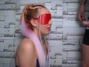 Cheated Step Sister in Fruit Game! She liked it! SURPRISE!