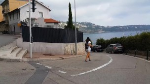 Public PEE in my way to one of Mediteranian Beach