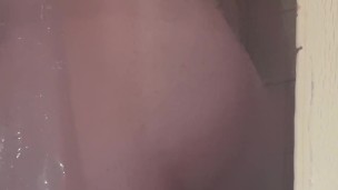 Stepdad shower masturbation voyeur 