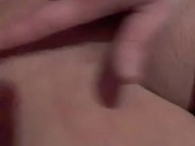 In bed fully nude, fingering myself then licking cum off fingers, I came too! 10/16