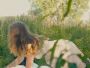 OLD4K Handsome old man convinces busty gal to have sex in the forest 2/16