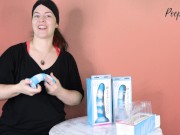 Toy Review - Colours Yum Yum 6, 7, and 8 Inch Marbled Silicone Dildo
