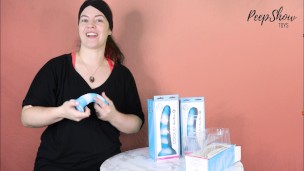Toy Review - Colours Yum Yum 6, 7, and 8 Inch Marbled Silicone Dildo