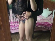 Two lesbian girls decided to fondle each other. Sexy lesbian dance 10/16