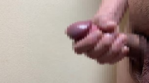 我慢できず暴発