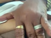 JusAgirl - EXHIBITIONIST SLUT HAS HUGE ORGASM IN LIMO.  FULL CLIP ON ONLYFANS