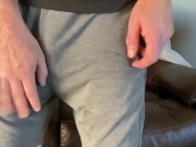 Wank and cum on my ginger pubes