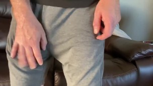 Wank and cum on my ginger pubes