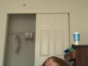 SEXY REDHEAD RIDES BIG FAT COCK 4/16