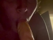 Deep throat dildo