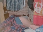 en ropa interior con mi amigo,mira como me la saca ;) 1/16